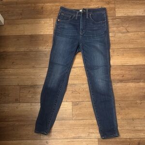 Madewell Dark Blue Skinny Jeans